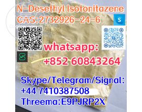 N-Desethyl lsotonitazene   CAS:2732926-24-6  Skype/Telegram/Signal: +44 7410387508 Threema:E9PJRP2X