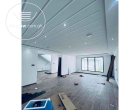 Newly Built 4 Bedrooms House with BQ & Swimming Pool for sale at Ashaley Botwe, along tarred road