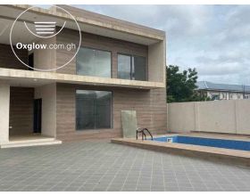 Newly Built 4 bedrooms house with swimming pool for sale at East Legon Hills 