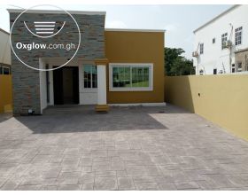 NEWLY BUILT & REGISTERED 4 MASTER BEDROOM HOUSE AT SPINTEX ACCRA