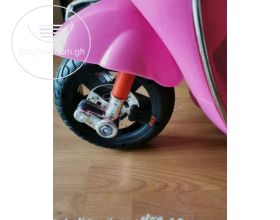 Pink Vespa 6V Electric Ride On Scooter &