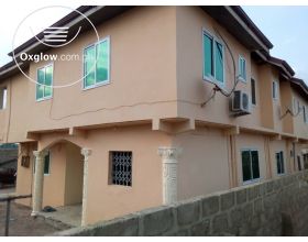 REGISTERED 7 UNITS CHAMBER & HALL SELF CONTAIN STOREY HOUSE AT KASOA