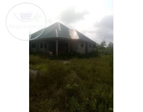 REGISTERED & ROOFED 4 MASTER BEDROOM HOUSE AT AMASAMAN