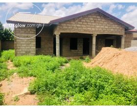 REGISTERED AND ROOFED 4 BEDROOM HOUSE AT ABLEKUMA