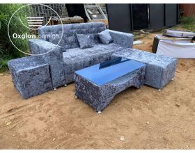 Set sofa with foreign materials For sale,in different forms Different colors available And affordabl