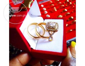 Three Sets Wedding Rings For Sale