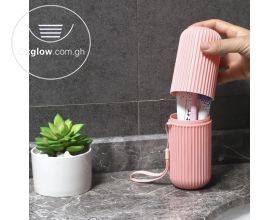 Toothbrush and toothpaste storage case