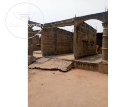 UNROOFED 4 MASTER BEDROOM HOUSE AT DANSOMAN ACCRA