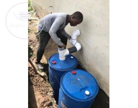 Waterproof toilet.