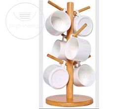 Wooden Cups stand/ Bamboo Cup holder