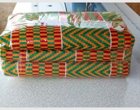 Yellow Kente Cloth new