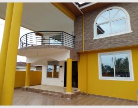 Newly Built 5 Bedrooms Story Building with Boys Quarters for sale at Spintex