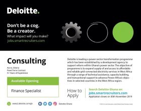 Vacancy for Finance Specialist