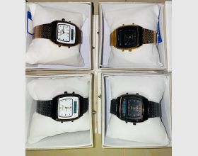 Casio digital and analog watch