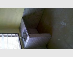 a neat chamber and hall self-contained for rent at spintex
