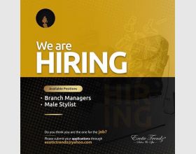 Job Vacancy for branch managers