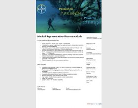 Job Vacancy for Medical Sales Rep