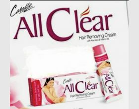 All clear hair removal cream