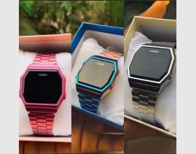 Digital Casio touch watches