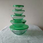 5 in 1 Glass Storage Bowls