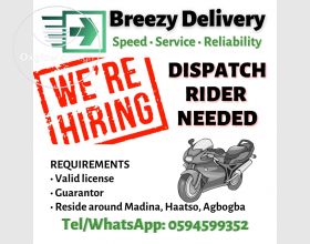 Breezy Delivery Need Dispatch Riders