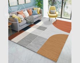 Colour Block Woolen Carpets
