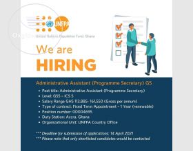 Job Vacancy for Administrative Assistant