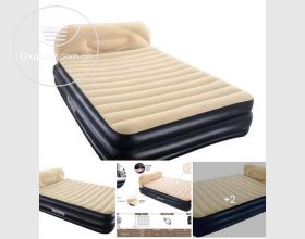 KING SIZE INTEX AIR BED MATTRESS WITH INBUILT ELECTRIC PUMP