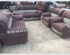Quality wood and fabric living room sofa full set