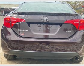 Toyota Corolla XSE 2018 Model - Unregistered